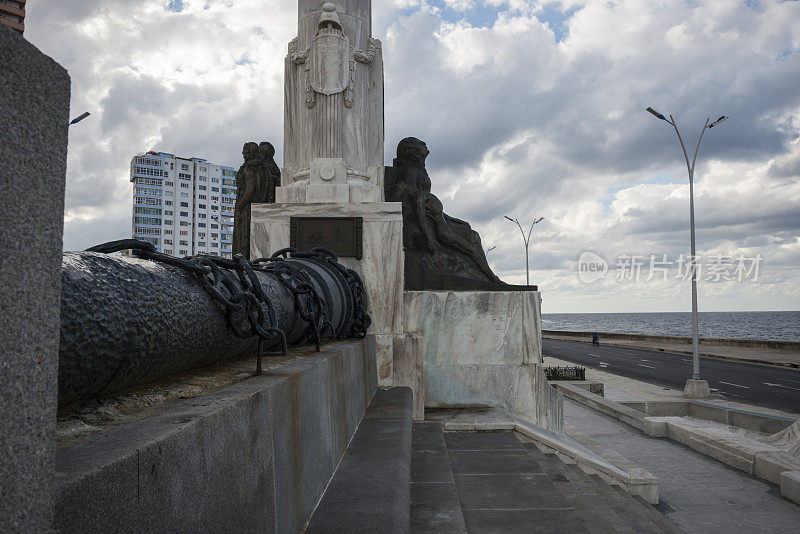 古巴哈瓦那的缅因号军舰遇难者纪念碑