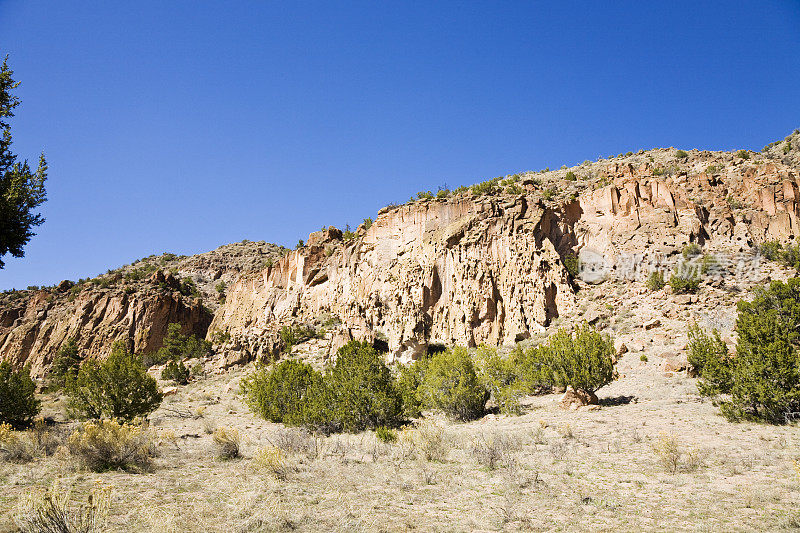 悬崖在Bandelier