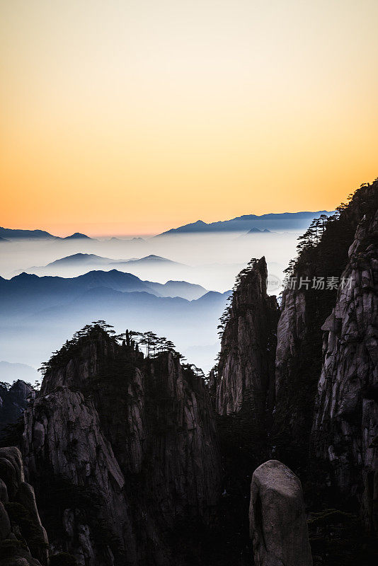 黄山日出