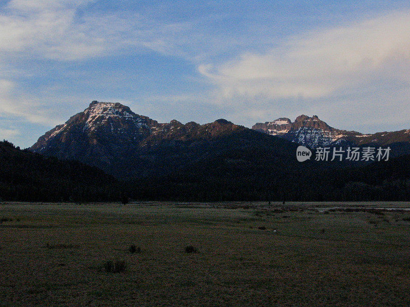 黄石公园是圆的草原