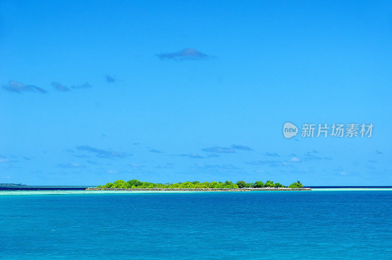 海洋和热带岛屿背景