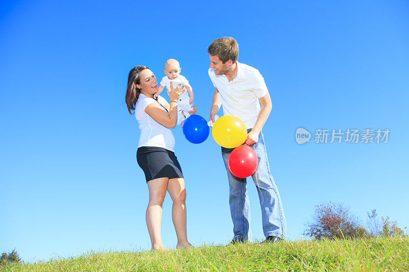 家庭与宝宝-快乐的气球
