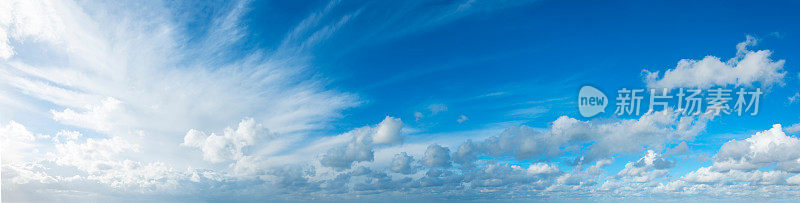 云和天空全景图