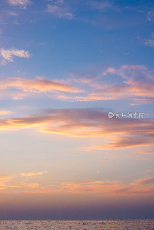 海上日落