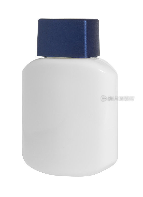 香水瓶(与白色背景上的剪切路径隔离)