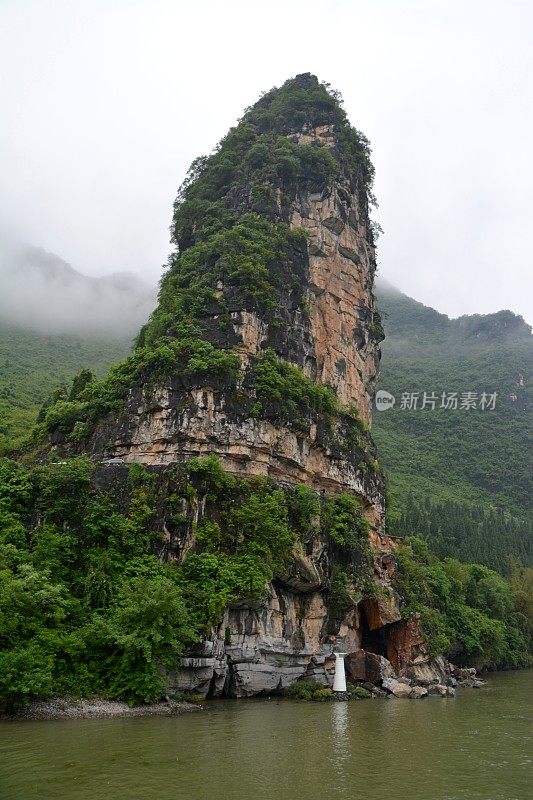 中国广西地区的漓江喀斯特风光