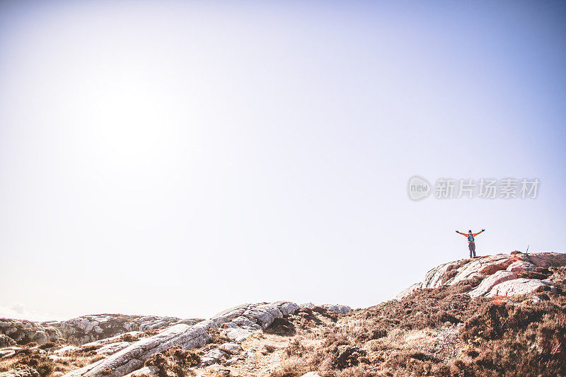 女性旅行冒险:在挪威登山