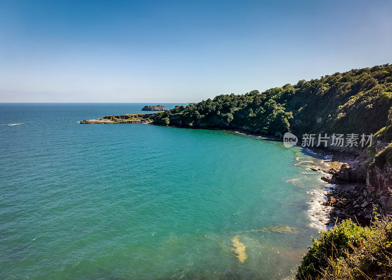 托贝海岸湾位于西南海岸小径上