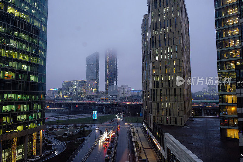 莫斯科市中心的商业中心