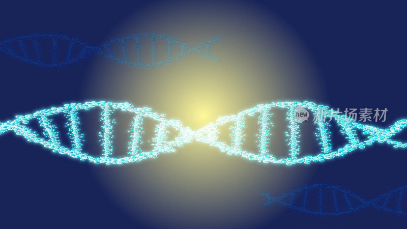 DNA分子结构科学概念背景