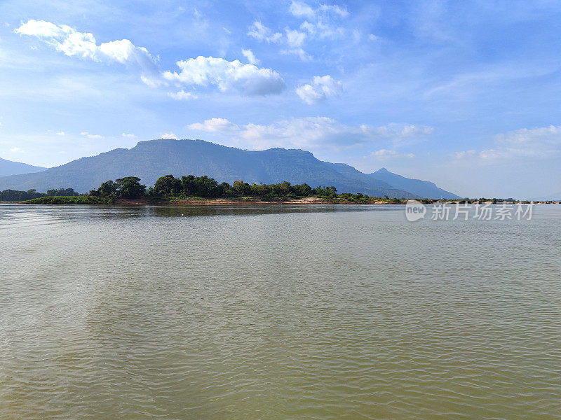 湄公河，老挝占巴塞省