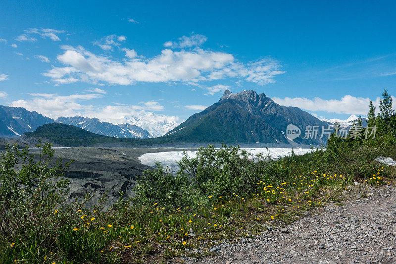 Wrangell-St的景观。伊莱亚斯