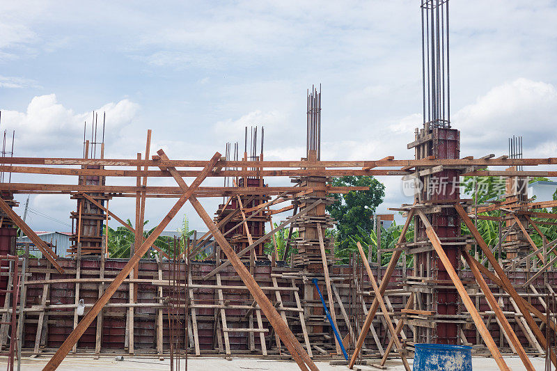 曼谷纳瓦明新住宅建筑工地