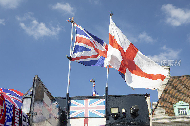 英国国旗和英国国旗