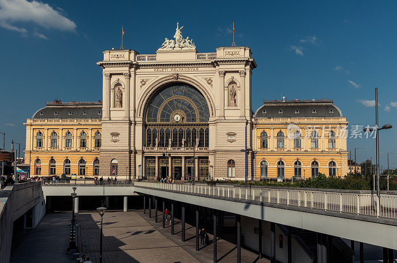 匈牙利布达佩斯东部火车站，布达佩斯，匈牙利2023年5月。