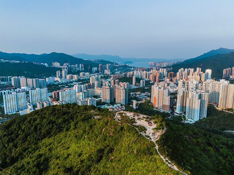 香港沙田地区的住宅大厦