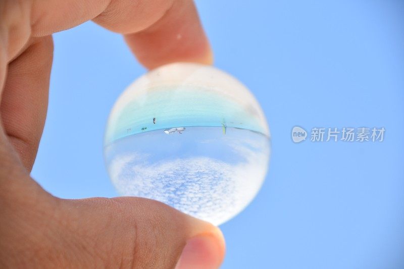 大特克巴哈马群岛，通过水晶球