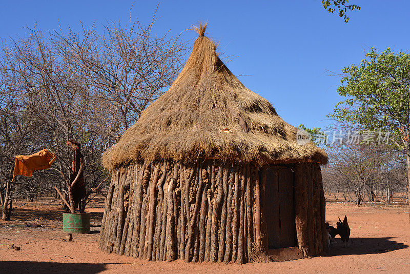 木屋，纳米比亚，非洲