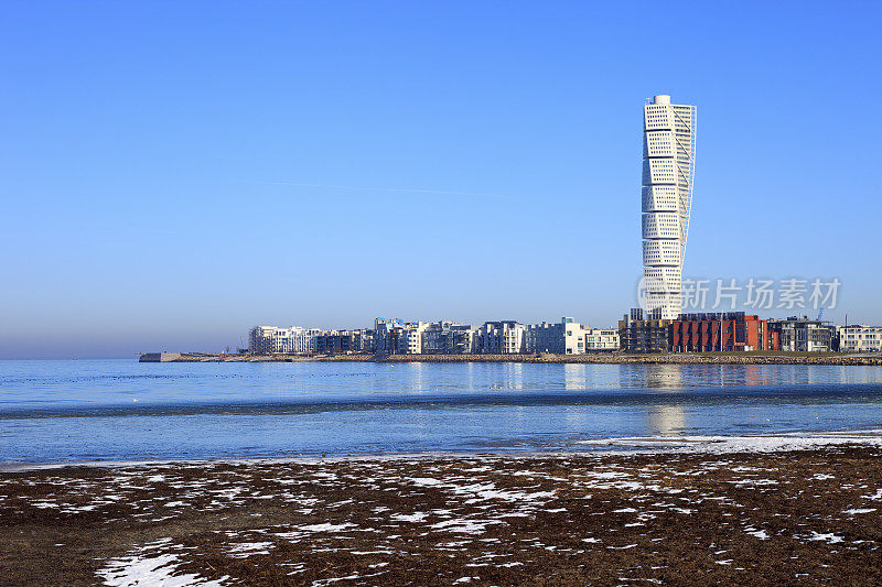 马尔默市海岸全景