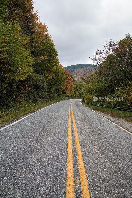 秋天的道路