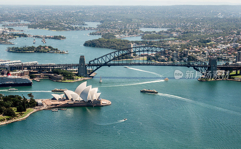 悉尼歌剧院和海港大桥，澳大利亚