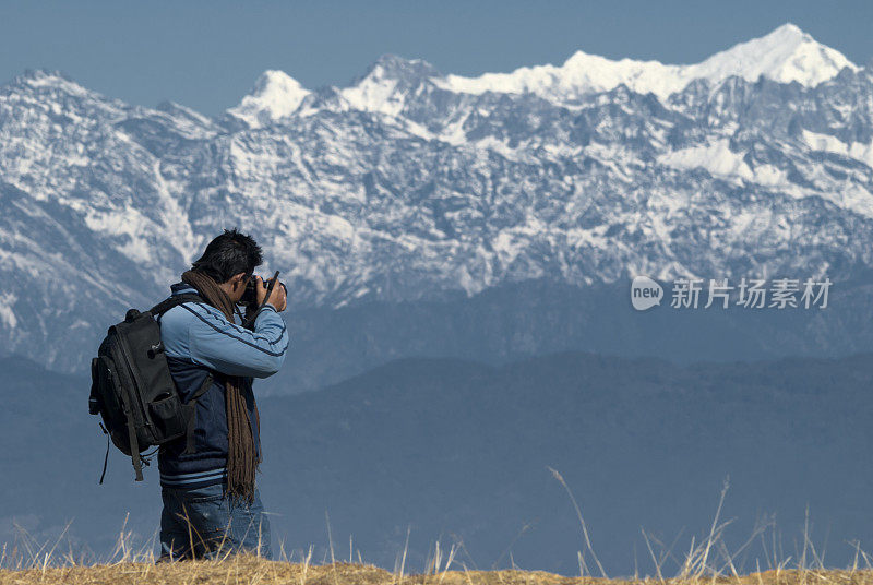 拍摄这座山