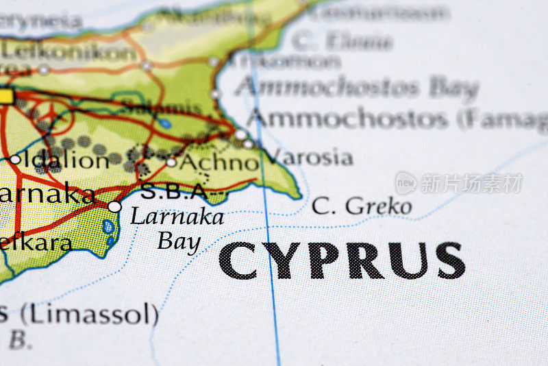 塞浦路斯地图关闭