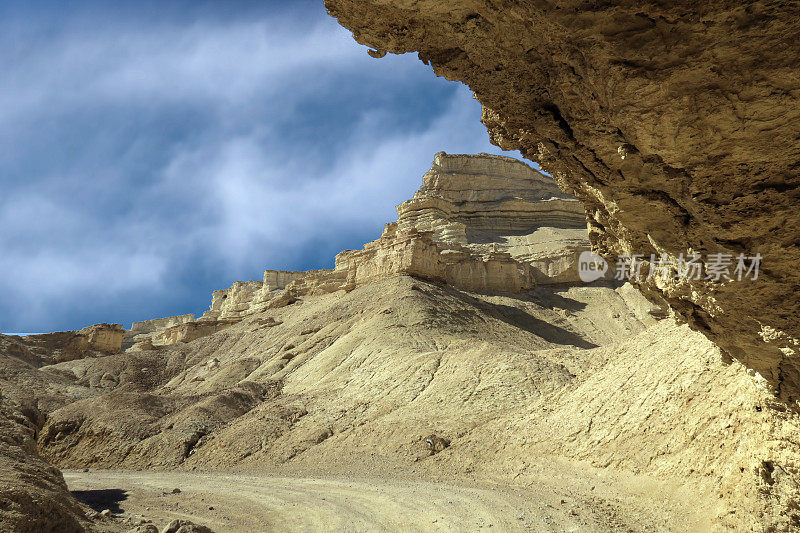 那是地球上最低的地方，犹太沙漠，靠近死海，以色列