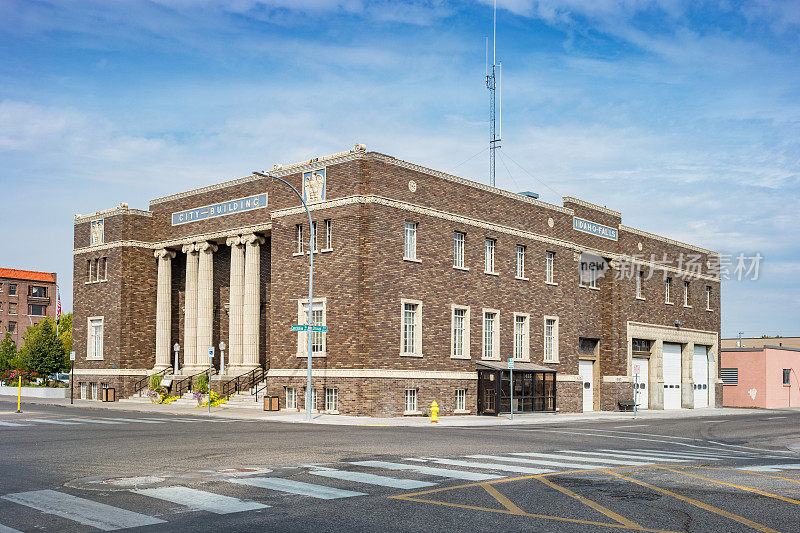美国爱达荷州瀑布市市政厅