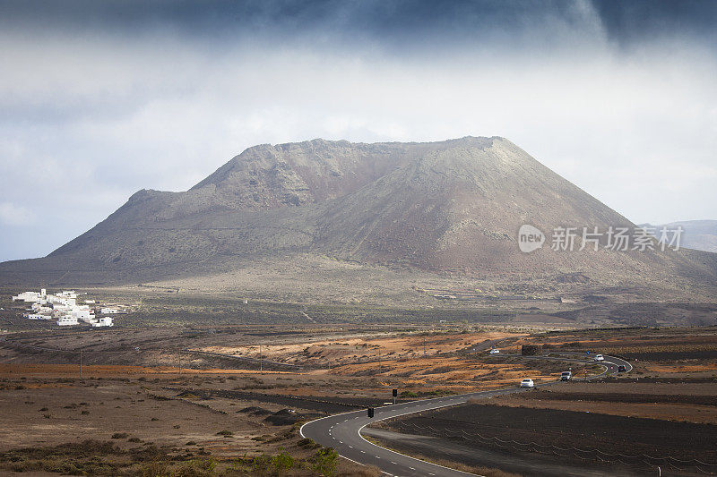 兰萨罗特的科罗娜火山