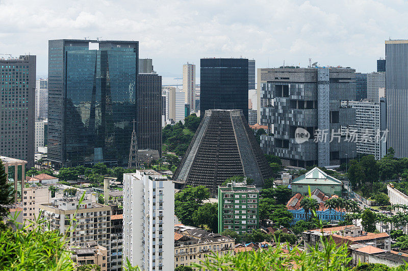 里约热内卢市中心的景色