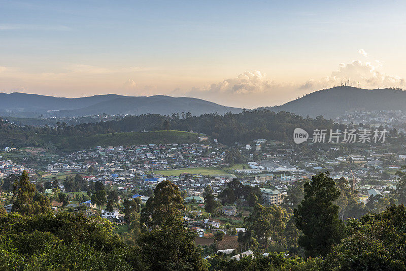 努瓦拉埃利亚的景观和城市，斯里兰卡