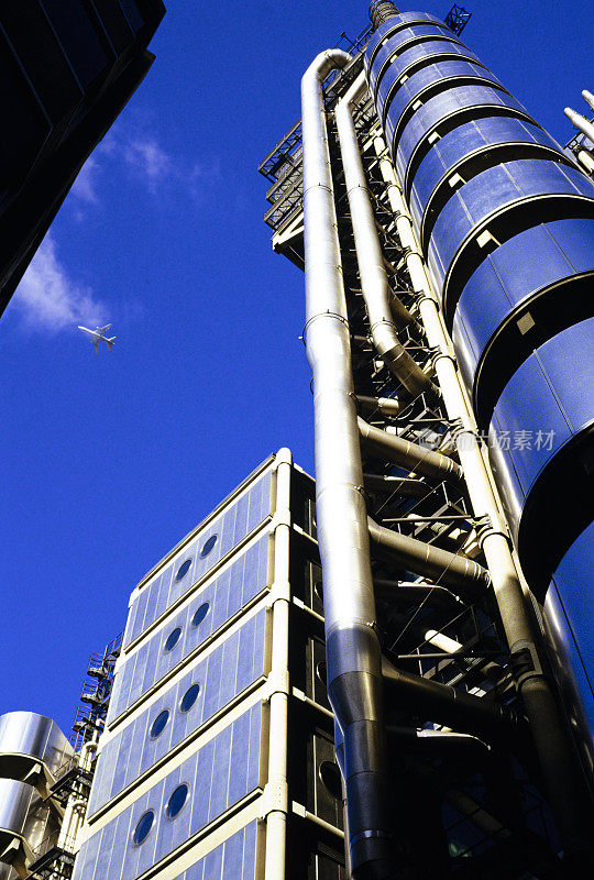 伦敦金融城商业企业金融部门大厦摩天大楼金属混凝土建筑