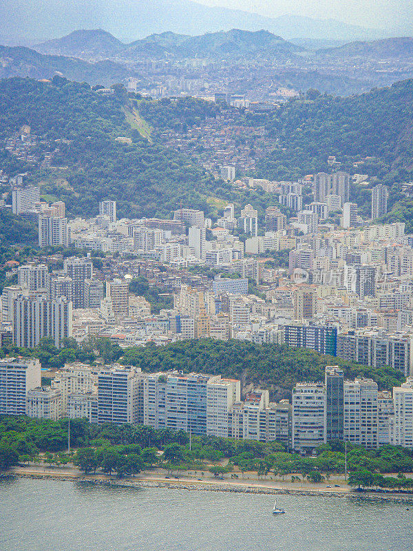 从里约热内卢的休格洛夫山俯瞰博塔弗戈区