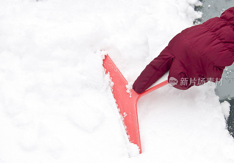 雪灾后洗车