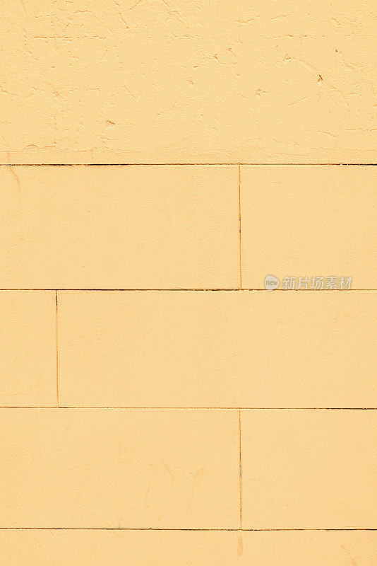 黄色混凝土墙的一部分