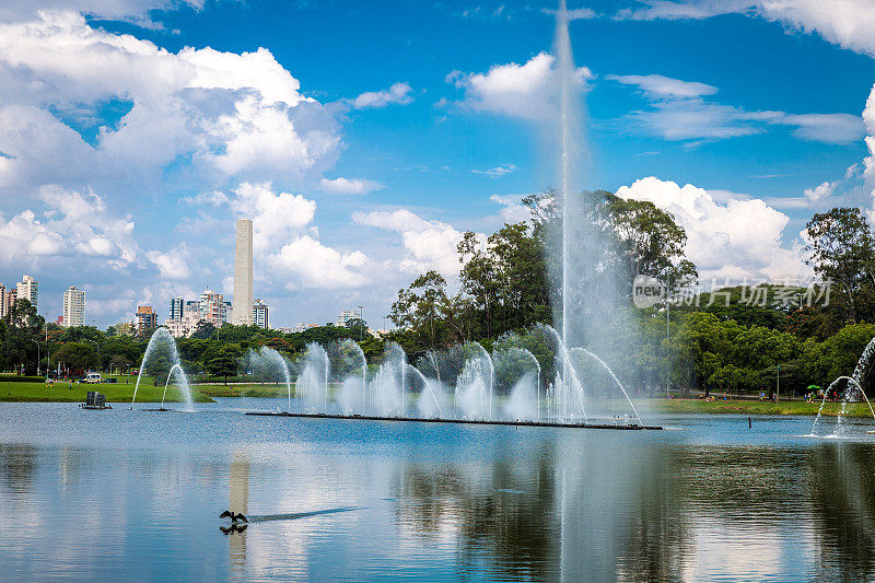 巴西圣保罗的Ibirapuera公园