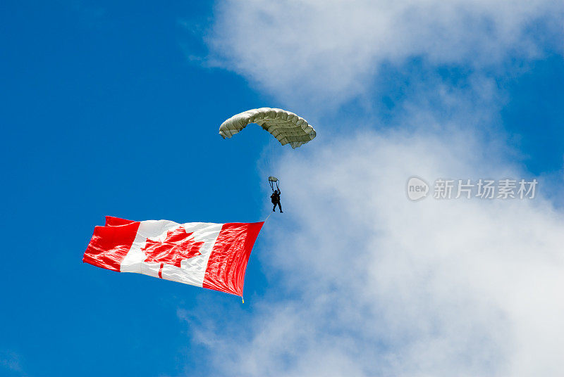 加拿大降落伞国旗