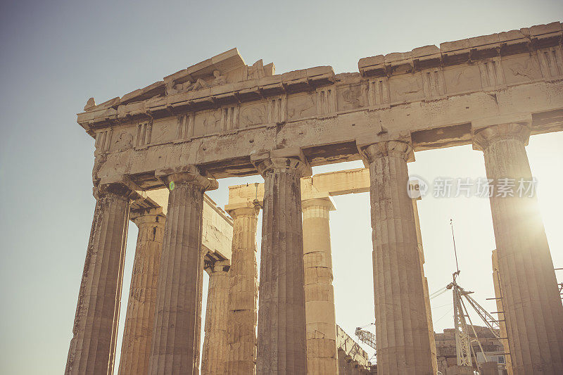 希腊雅典的帕台农神庙