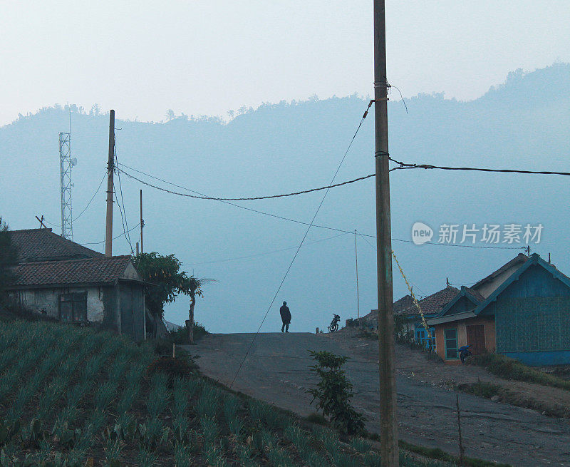 印度尼西亚的山村