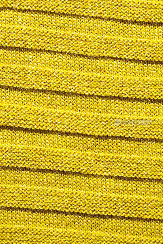 黄色的针织面料