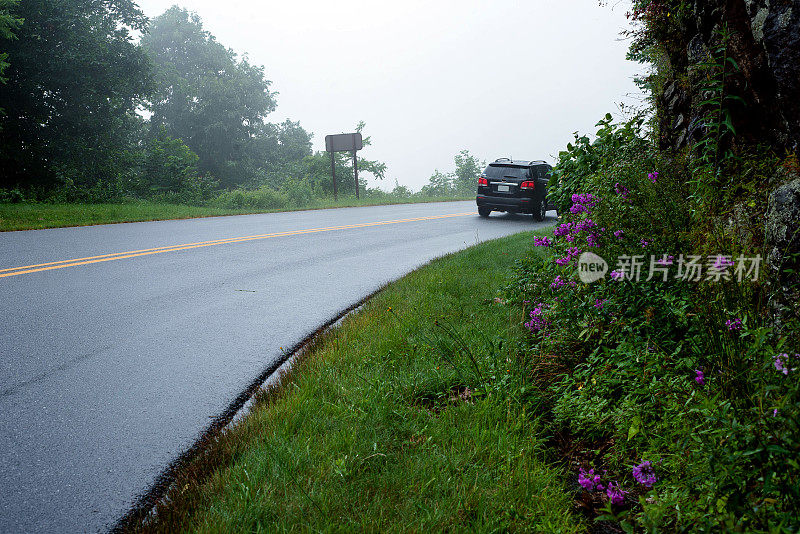 北卡罗来纳州的蓝岭公园大道