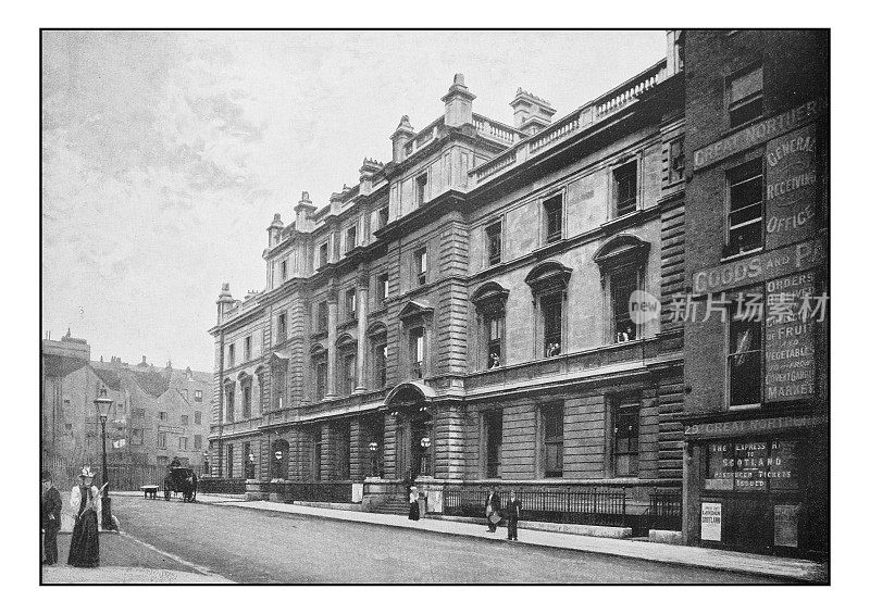 伦敦古董照片:弓街警察法庭