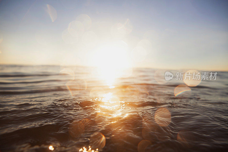 海上日落