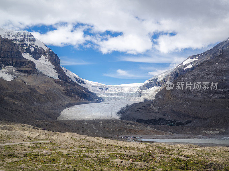 阿萨巴斯卡冰川风景区，贾斯珀国家公园，阿尔伯塔，加拿大