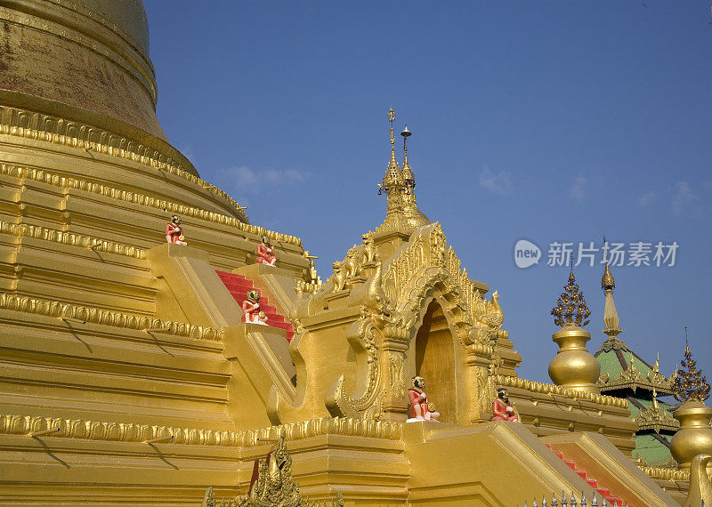 缅甸:曼德勒附近的金宫寺