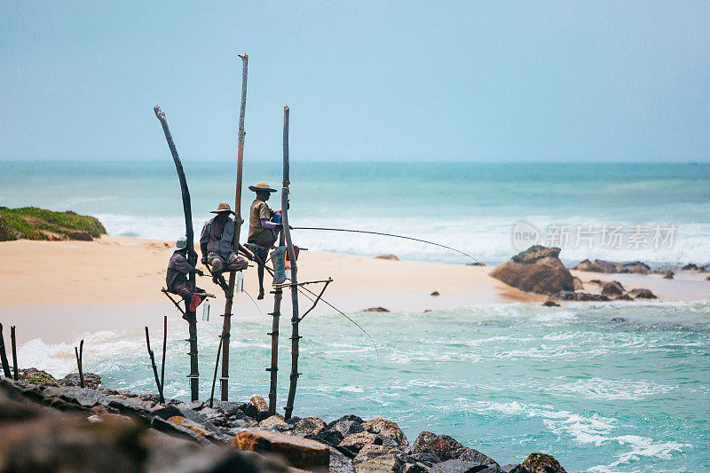 斯里兰卡的渔民