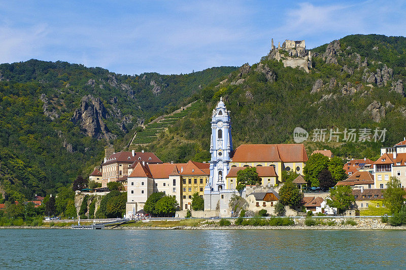 奥地利多瑙河流域著名的城市Dürnstein