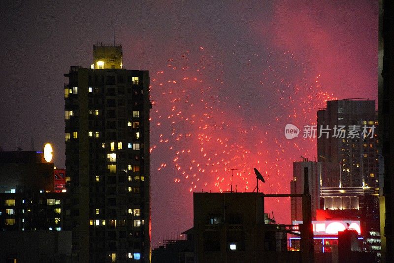 十月一日香港烟花