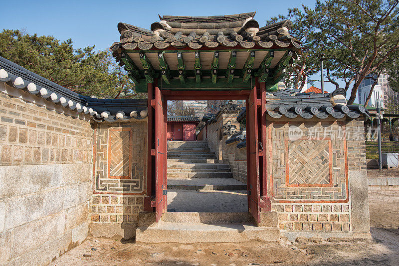 传统的朝鲜宫门